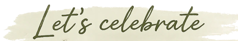 Let's celebrate!